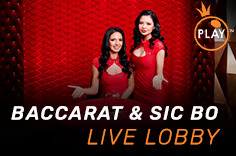 Baccarat and Sic Bo Live Lobby